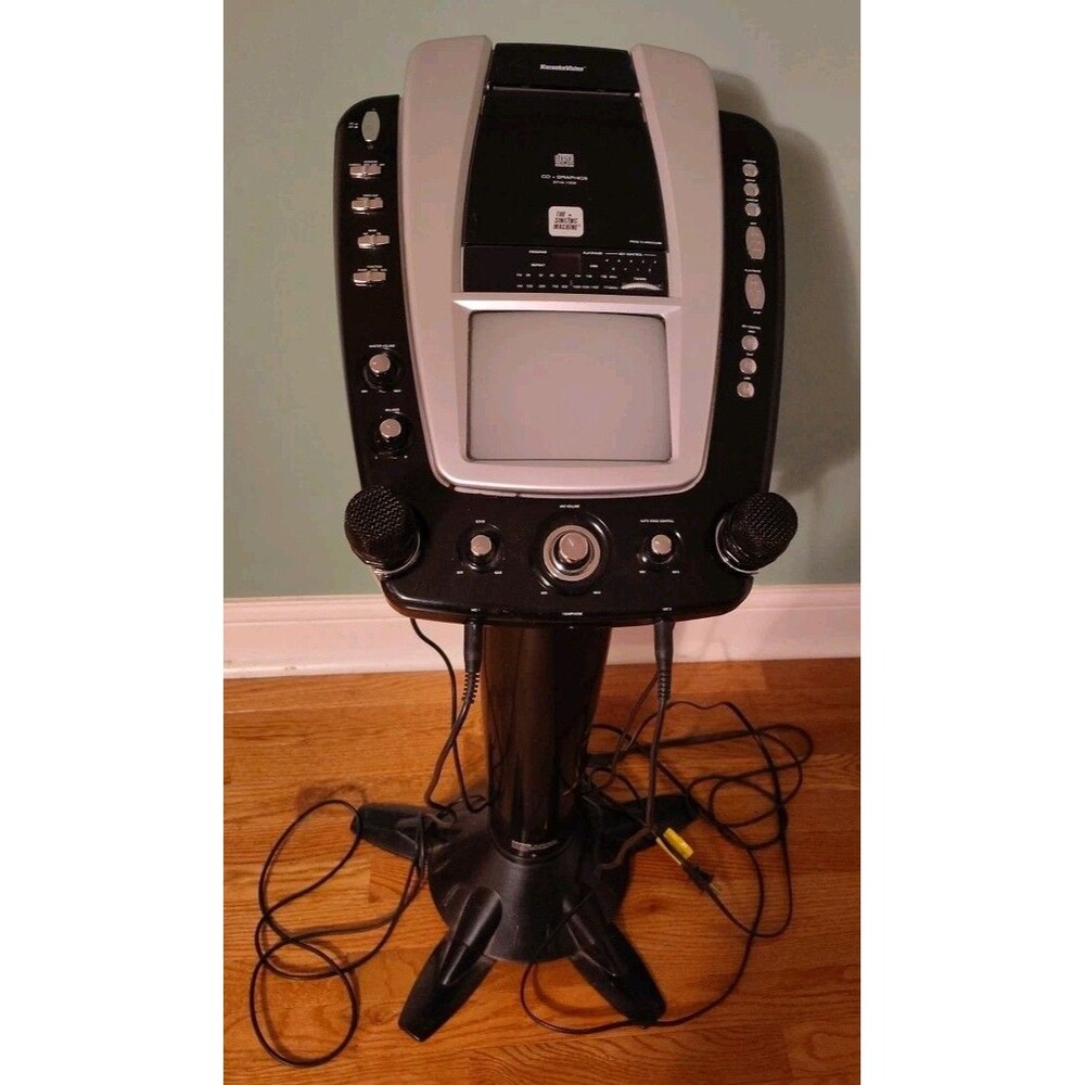 Singing Machine STVG-1009 Pedestal CD-G Karaoke System